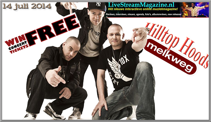 Win 2 x 2 Free Tickets Australische hiphop-formatie Hilltop Hoods