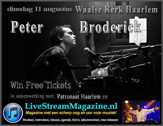 Win Free Ticket: Peter Broderick in de Waalse kerk Haarlem