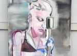 Blue jazzy night café (70 x 140 cm)